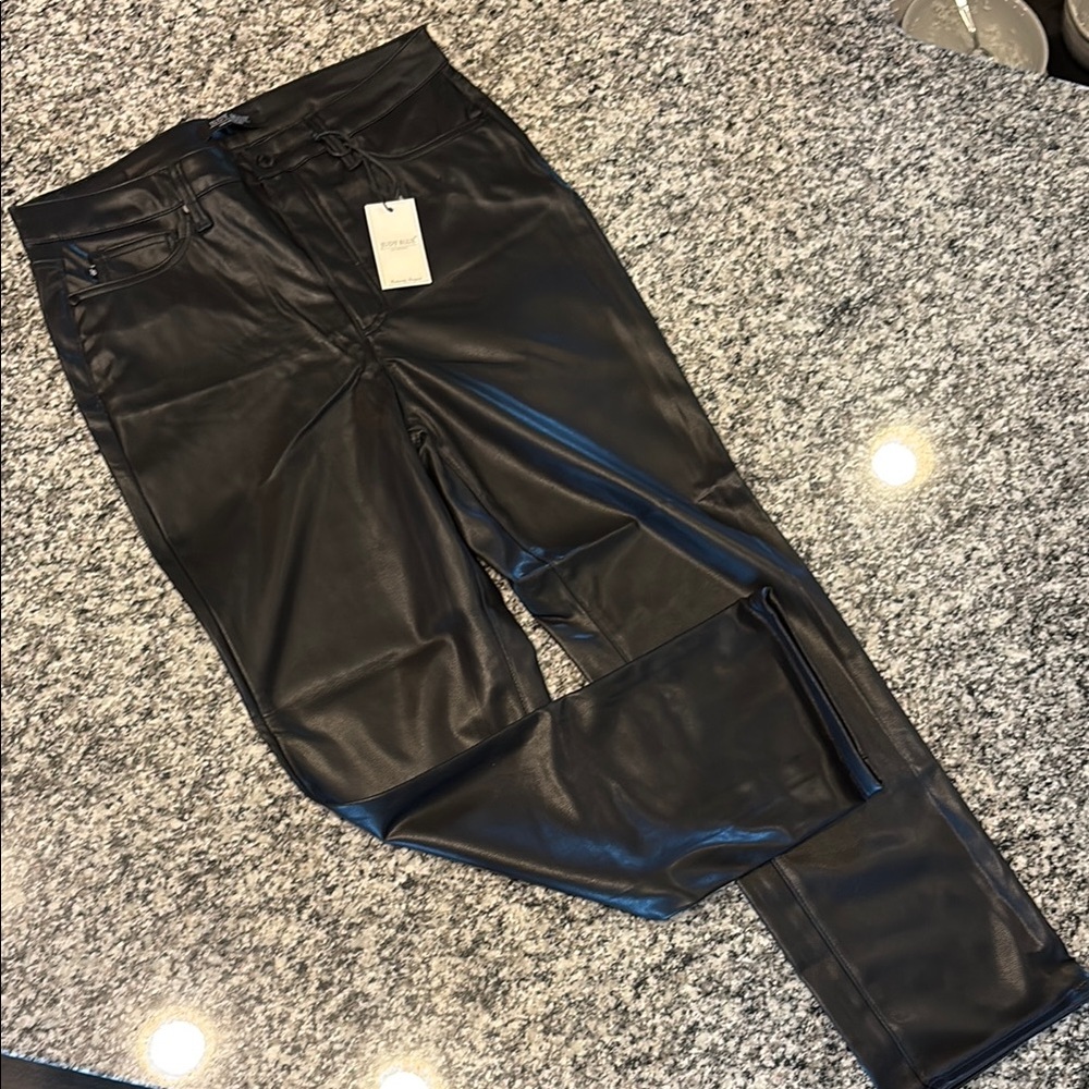 Judy Blue Charcoal Faux Leather Pants